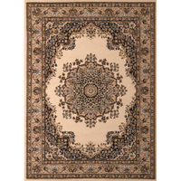 7 ft. 10 in. x 10 ft. 6 in. Dallas Floral Kirman Oversize Rug  Ivory