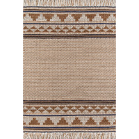 Esme-2 Hand Woven Rectangle Area Rug - Ivory - 3 ft. 9 in. x 5 ft. 9 in.