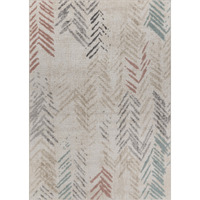 8 x 10 ft. Ivory Eclectic Arrows Area Rug