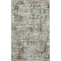 2 x 3 ft. Gray Abstract Distressed Rectangle Area Rug - Gray - 2 x 3 ft.