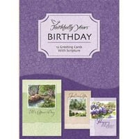 Boxed Card for Birthday Bridges - Pack of 12