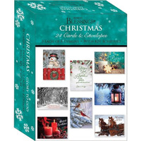 Boxed - Card Shared Blessings-Christmas-Glory to God & Large Assorted - Box of 2