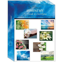 Boxed - Card Shared Blessings-Expressions of Sympathy - Box of 24