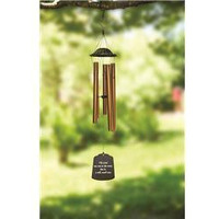 30 in. A Still Voice-Bronze Cap Wind Chime - Small