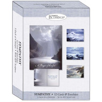 Coastlines Sympathy Shared Blessings Boxed Card - Box of 12