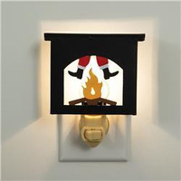 Santa in the Chimney Night Light - Box of 4