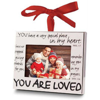 You Are Loved Frame Christmas Ornament