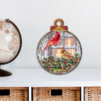 12 x 9 in. House Birds Holiday Outdoor Decor Large Ornaments