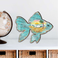 12 x 9 in. Fish Coastal Outdoor Decor Large Ornaments