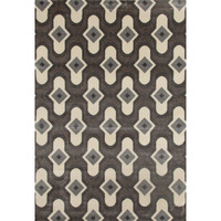 Troy Collection Protector Woven Area Rug - Mushroom Brown - 5 x 8 ft.