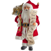 17.25 in.  Tradition Santa with List