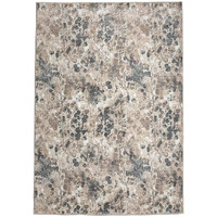 1242-1013-GREY 7 ft. 10 in. x 10 ft. 6 in. Livigno Floral Rectangle Area Rug, Grey