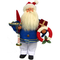 15 in. Coastal Nautical Captain Santa