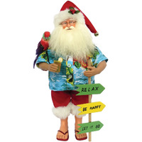 15 in. Buffet Beach Claus