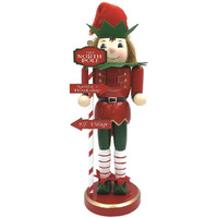 14 in. North Pole Elf Nutcracker