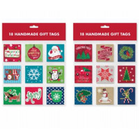 Christmas Papercraft Gift Tags - 18 Count