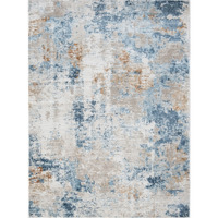 7 ft. 10 in. x 10 ft. 3 in. Concepts Abstract Machine Made Rectangle Rug, Beige