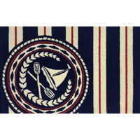 30 x 48 in. Nautical Boat Oars Rug