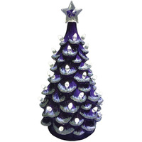 14 in. Kansas State Ceramic Tree