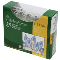 Celebrations C44G4111 C9 Transparent Clear Light Set - Warm White