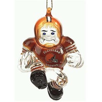 Cleveland Browns Ornament 3 Inch Crystal Halfback