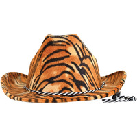 Tiger Print Cowboy Hat