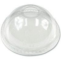 9-10 oz Pet Cold Cup Dome Lids, Clear - 1000 Count