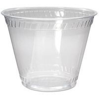 9 oz Greenware Cold Drink Cups - Old Fashioned - Clear