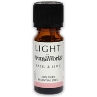 Light Essential Oil - Basil and Lime by Aromaworks for Unisex - 0.33 oz Oil