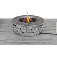 9'' H x 28'' W Fiber Reinforced Concrete Outdoor Fire pit