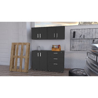 Haley Black 4 Piece Garage Set