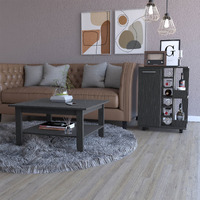 Dayton Black 2 Piece Living Room Set