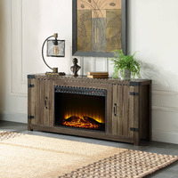 Rustic Oak Fireplace