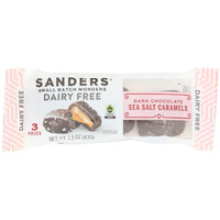 Sanders - Caramels Dark Chocolate Sea Salt - Case Of 8 - 1.5 Ounces