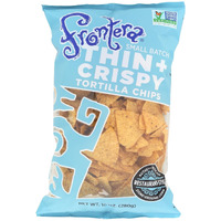 Frontera Foods Thin And Crispy Tortilla Chips - Tortilla Chips - Case Of 12 - 10 Oz.