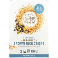 One Degree Organic Foods Sprouted Brown Rice - Crisps Cereal - Case Of 6 - 8 Oz.