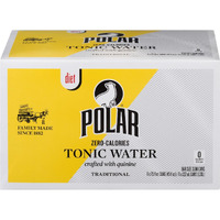 Polar Beverages - Tonic Water Diet 6pk - Case Of 4-6/7.5 Fz