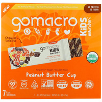 Gomacro - Kids Macrobar Peanut Butter Cup - Cs Of 7-6.3 Oz