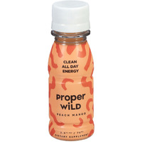 Proper Wild - Energy Shot Peach Mango - Case Of 12-2.5 Fluid Ounces