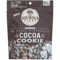 Nichols Farms - Pistachio Nut Shell Cocoa Cookie - Case Of 15-6 Ounces