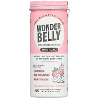 Wonder Belly - Antacids Strawberry Milkshake - Case Of 4-60 Count