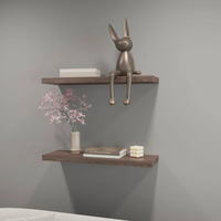 Cognac Floating Shelf