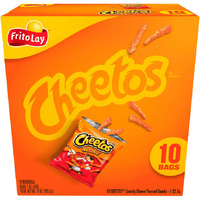 Cheetos Crunchy Cheese Flavored Snacks, 1 oz 10 Count