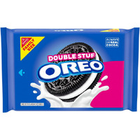 OREO Double Stuf Chocolate Sandwich Cookies, Family Size, 18.71 oz