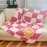 Wavy Check Butter Soft Throw Blanket