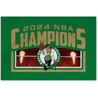 NBA Champs Celtics Gold Rise Washable Rug