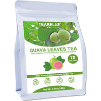 Tearelae - Guava Leaves Tea Bags - 70 Count - 100% Pure Natural Guava Leaves - Aid In Digestion, Promote Relaxation - Non-Gmo - Caffeine-Free Tearelae - Guava Leaves Tea Bags - 70 Count - 100% Pure Natural Guava Leaves - Aid In Digestion, Promote Relaxation - Non-Gmo - Caffeine-Free