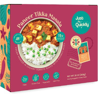 Just By Quicklly Paneer Tikka Masala With Pea Pilaf - 243 Gm (10 Oz)