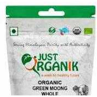 Organic Green Moong Whole - 2 Lb