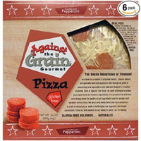 Against The Grain Gluten Free Pepperoni Flatbread Pizza, 24 Ounce (Pack of 6)